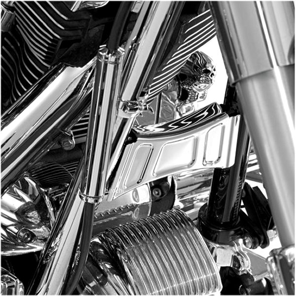 ダウンチューブ クロスブレイス カバー 99年-13年 ハーレー FLTRX