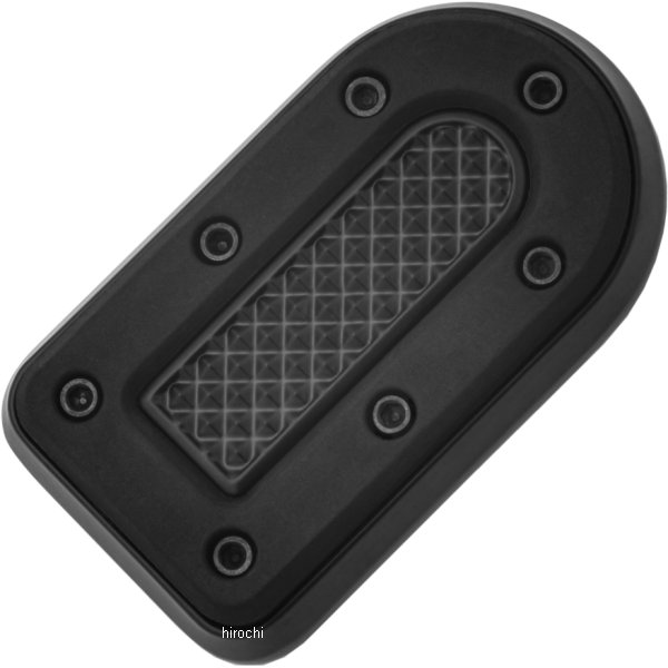 ブレーキペダル パッド ヘビーインダストリー ツーリング、FLソフテイル 黒