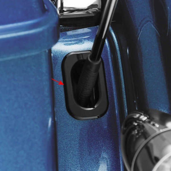 アンテナ ホール アクセント 黒