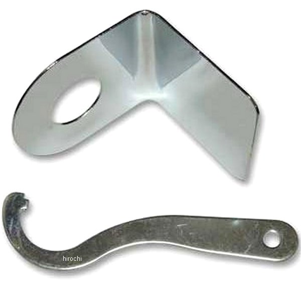 イグニッションスイッチブラケット & レンチ　クローム