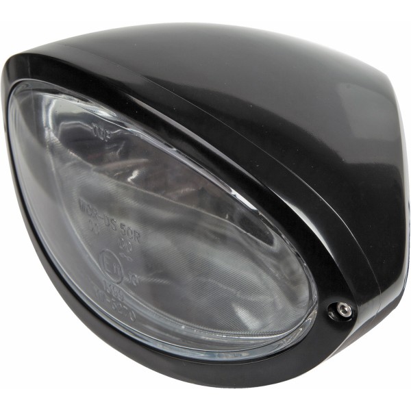 ヘッドライト Fritz II  クリアレンズ 黒