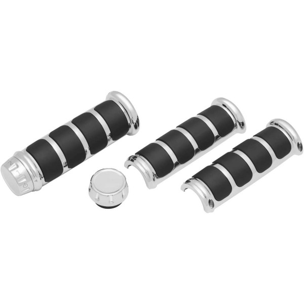 ISO グリップ ヒートグリップ用 クローム