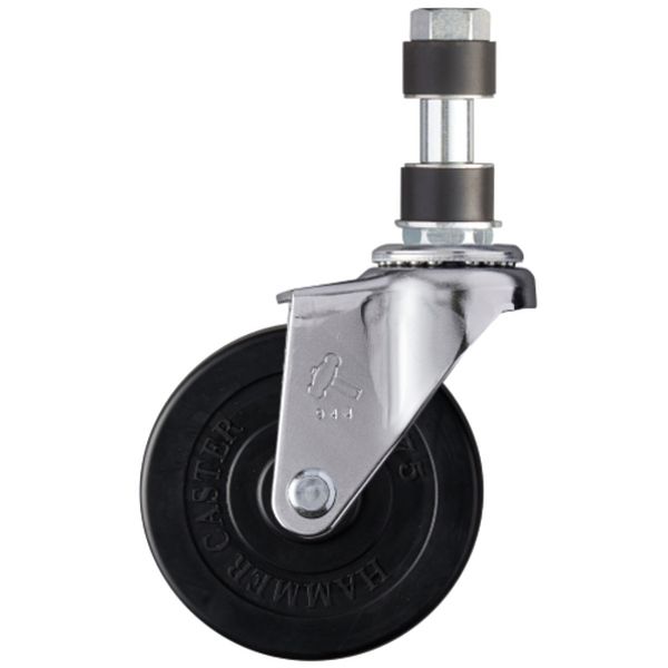 4206EXR75 336-3710  パイプ差込自在ゴム車75mm