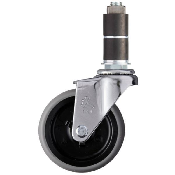 4208EXL75  EXシリーズ パイプ差込み 自在 エラストマー車 75mm