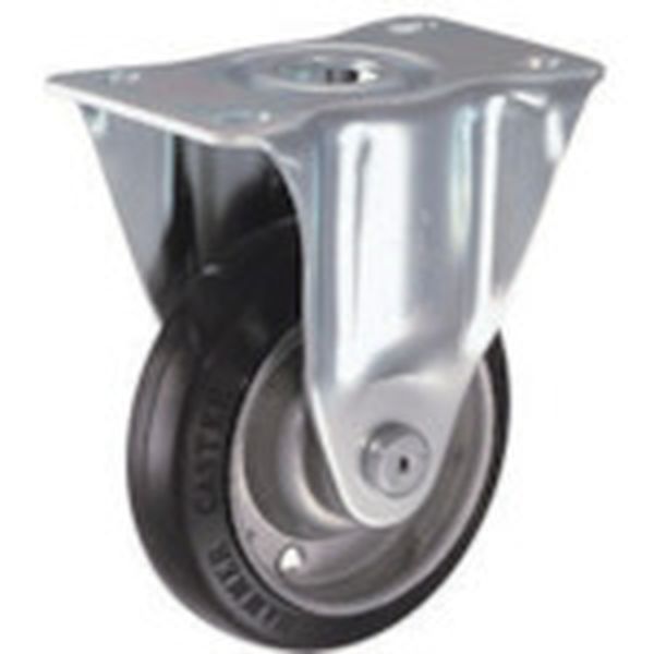 固定式ゴム車輪 125mm
