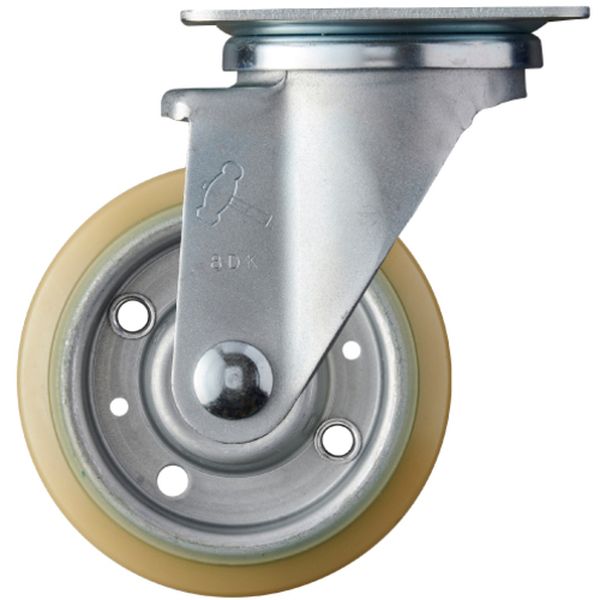 420YSUBB100 336-0597  特殊鋼板製 自在 ウレタンB車100mm