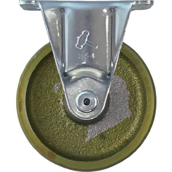 420RC75 854-9706  プレート式固定鋳物キャスター 75径 Gシリーズ