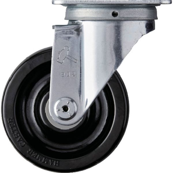 420SPH100  プレート式旋回式フェノールキャスター 100mm