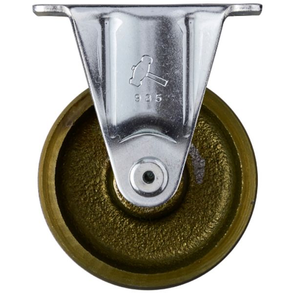 420SRC65 814-2889  プレート式固定鋳物キャスター 65径 Sシリーズ