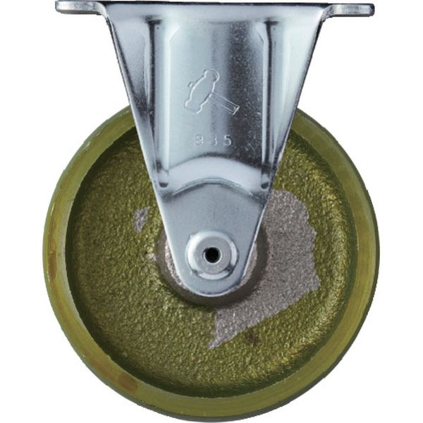 420SRC75 814-2890  プレート式固定鋳物キャスター 75径 Sシリーズ