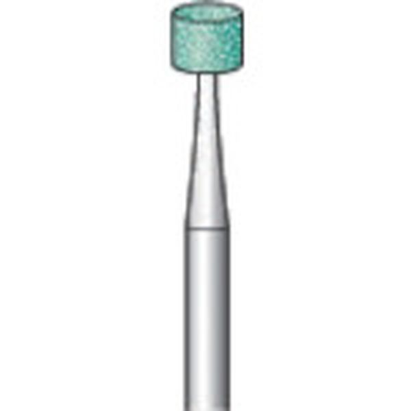 軸付砥石 (10本入) 粒度＃100 グリーン 円筒 外径4mm