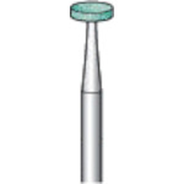 軸付砥石 (10本入) 粒度＃100 グリーン 円筒 外径5mm