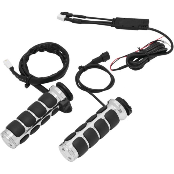 HEATED ISO グリップ ケーブル クローム