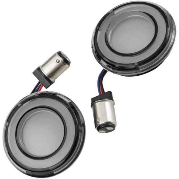 LED ウインカー Tracer 白/アンバー スモークレンズ 1157(ダブル球)