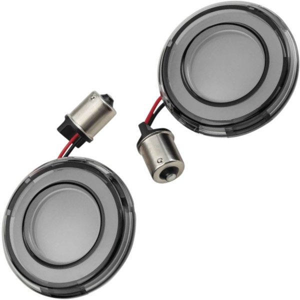 LED ウインカー Tracer 赤 スモークレンズ 1156(シングル球)