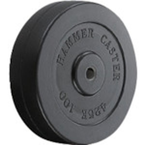 425ER100 814-0533  E型ゴム車輪 100mm