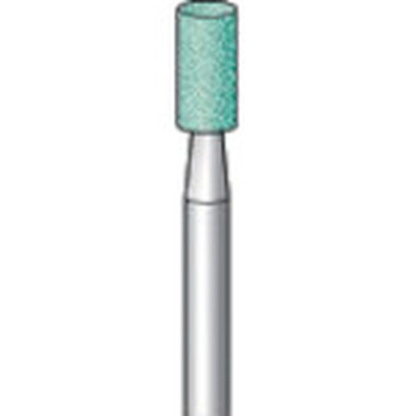軸付砥石 (10本入) 粒度＃60 グリーン 円筒 外径4.0mm