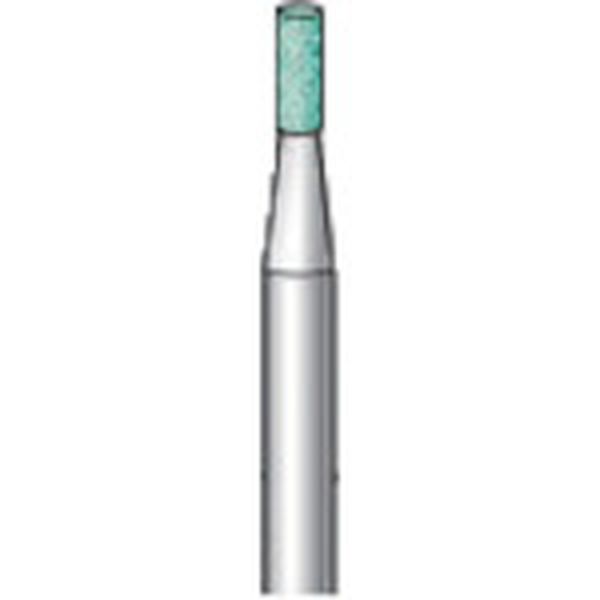 軸付砥石 (10本入) 粒度＃100 グリーン 円筒 外径2.0mm