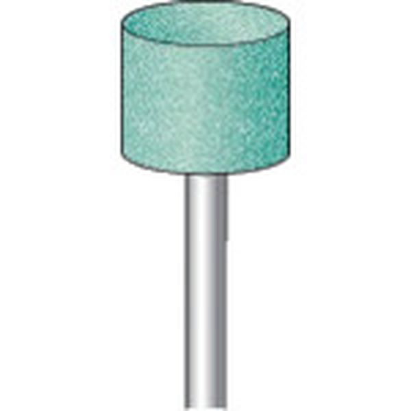 軸付砥石 (10本入) 粒度＃100 グリーン 円筒 外径13mm