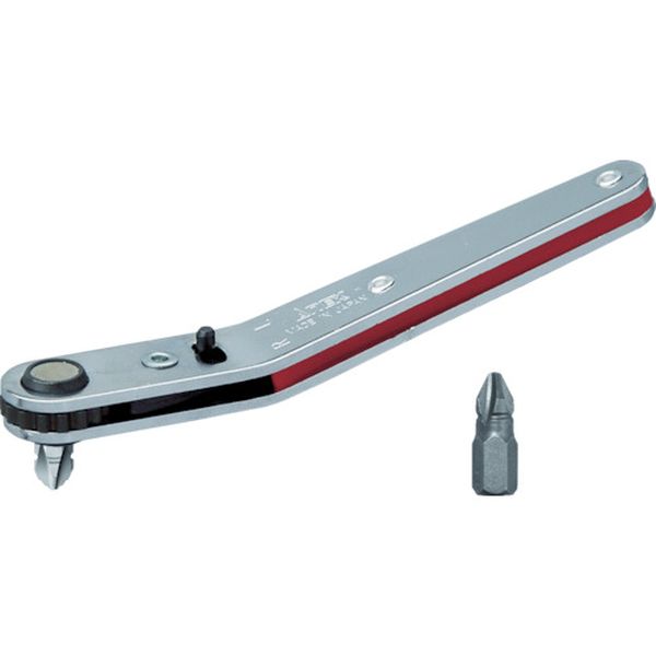 ネジピタ超短ビット付 オフセットラチェットドライバー