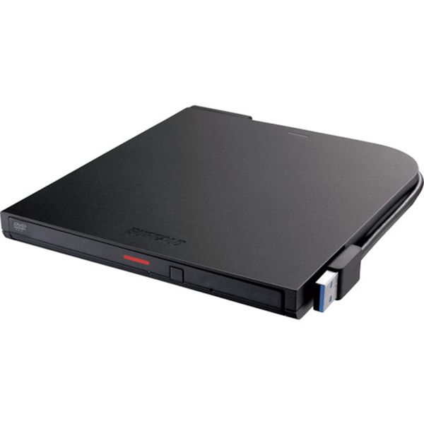 DVSMPTR8U3BKA USB3.2(Gen1)対応ポータブルDVD-ROMドライブ 読込専用モデル