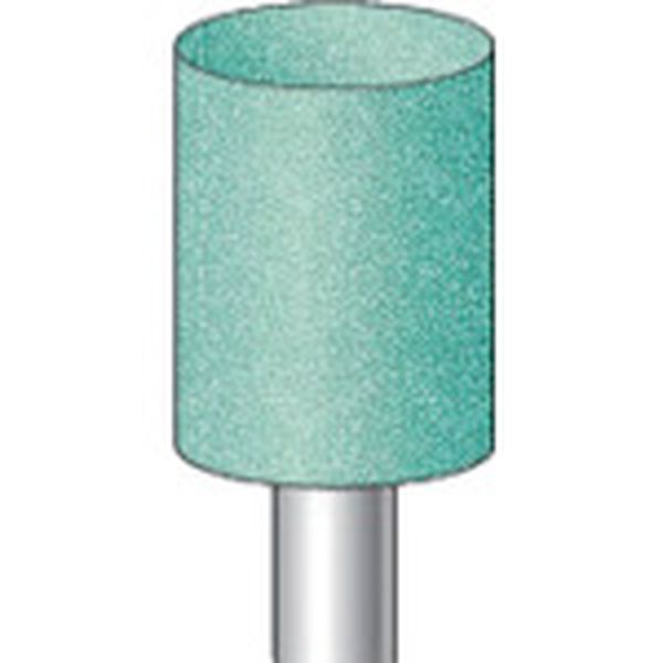 軸付砥石 (10本入) 粒度＃100 グリーン 円筒 外径16mm