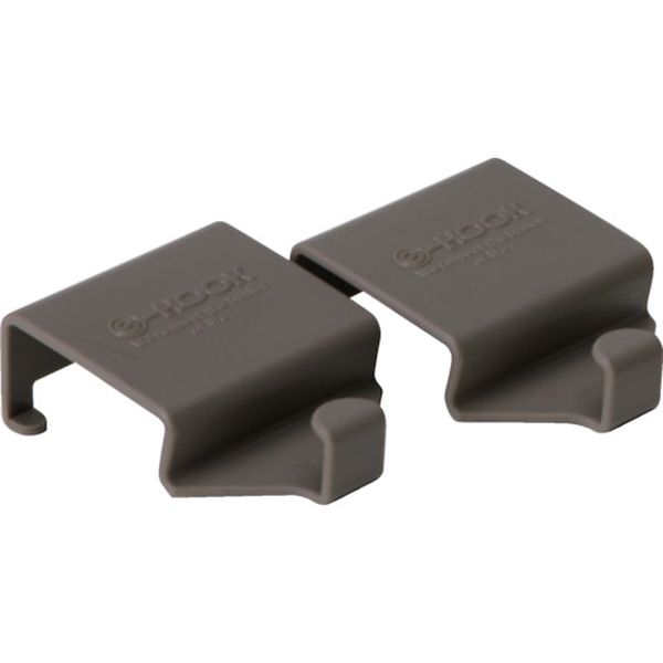 pla  Eラック 転倒防止フック BR ブラウン