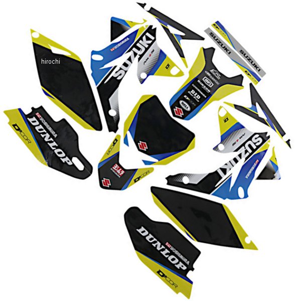 グラフィックキット 10年-18年 RM-Z250 青/イエロー/黒