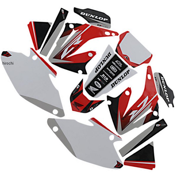 グラフィックキット 04年-08年 CR125 赤/黒/白