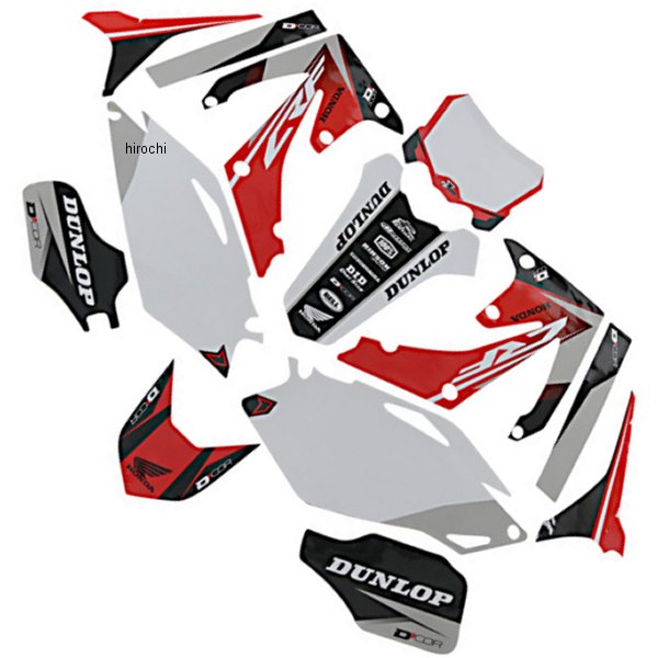 グラフィックキット 10年-13年 CRF250 赤/白/黒