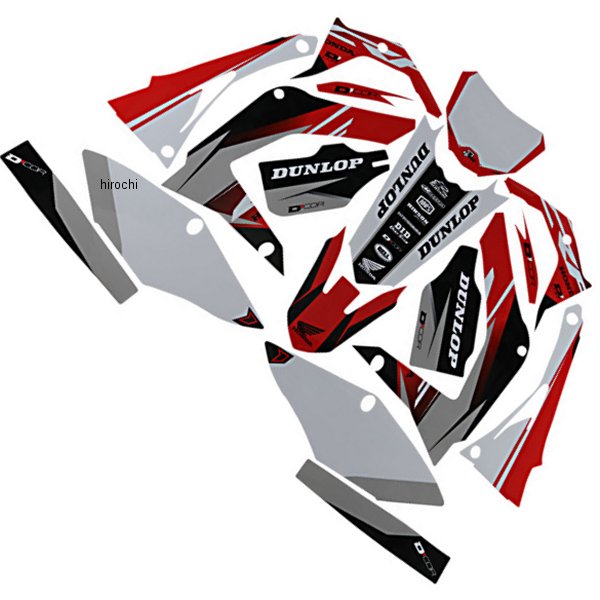 グラフィックキット 18年 CRF250 赤/黒/グレー