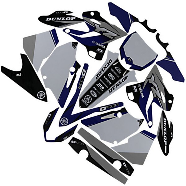 グラフィックキット 15年-21年 YZ 125 ネイビー/白