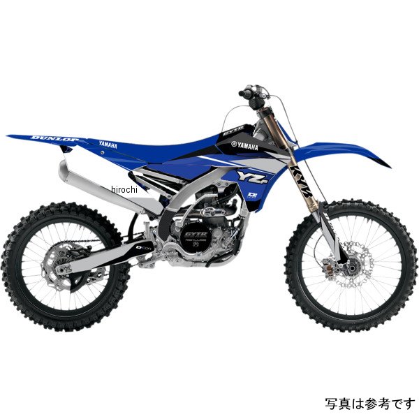 グラフィックキット 14年-18年 YZ 250 F ネイビー/白