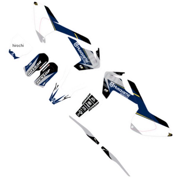 グラフィックキット 16年-18年 ハスクバーナ FC 250 ネイビー/白