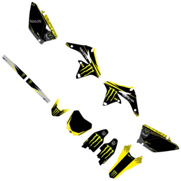 グラフィックキット 10年-17年 RM-Z 250 イエロー/黒