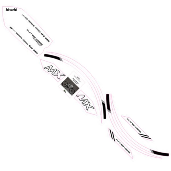 グラフィックキットキット 21年 Intense Tazer MX Expert 白