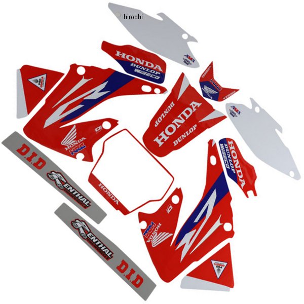 グラフィックキット 04年-08年 CR125 青/白/赤