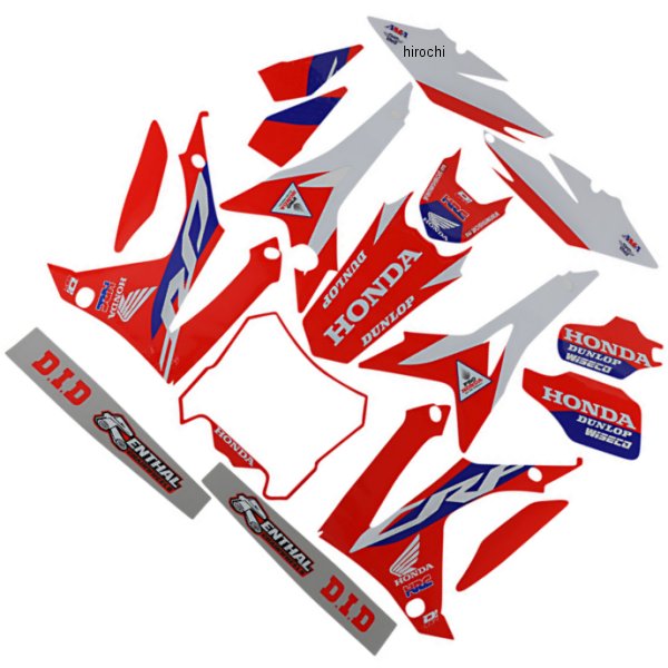 グラフィックキット 13年-16年 CRF450R 白/赤/青