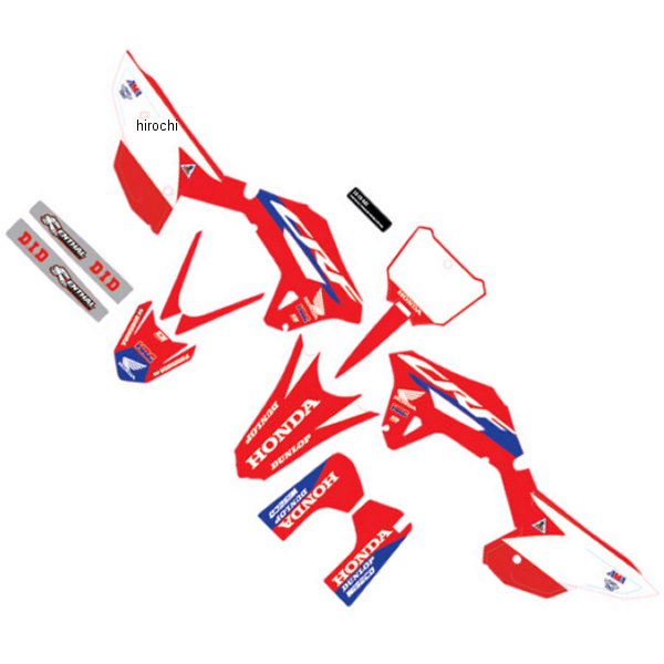 グラフィックキット 21年-22年 CRF450R 赤/青