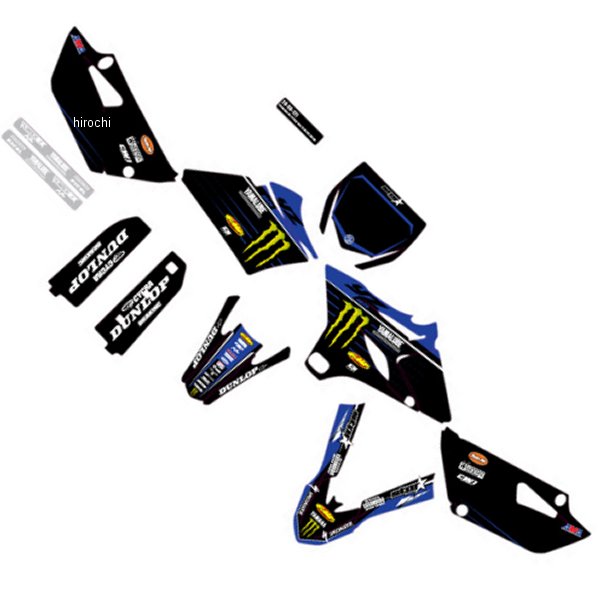 グラフィックキット 15年-18年 YZ 85 黒/青/白