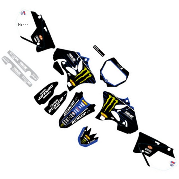グラフィックキット 06年-14年 YZ 125 黒/青