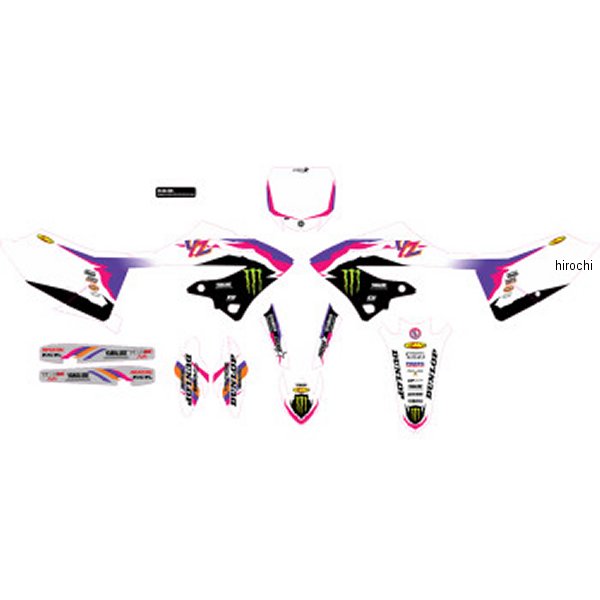 グラフィックキット モンスターエナジー YZ RETRO 22年-24年 YZ125、YZ250