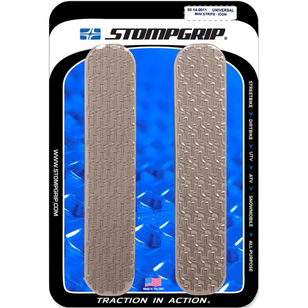 タンク グリップ ICON ミニ ストリップ 1.75インチ x 8.25インチ クリア 2個入り