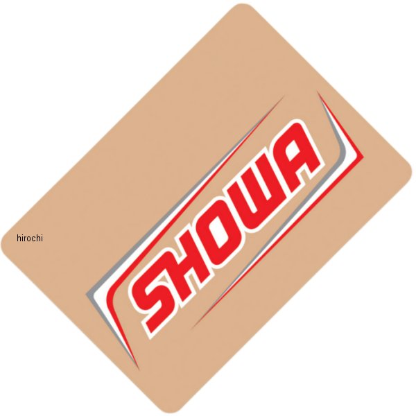 アッパーフォークデカール SHOWA 赤/白