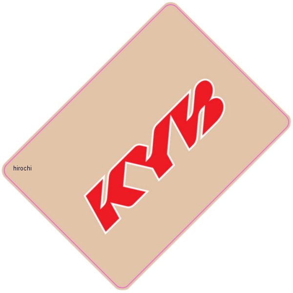 アッパーフォークデカール KYB 赤 