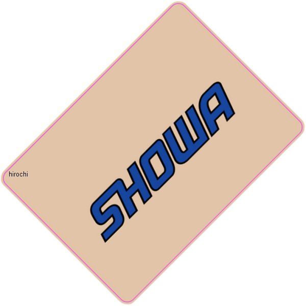 アッパーフォークデカール SHOWA 青/黒 