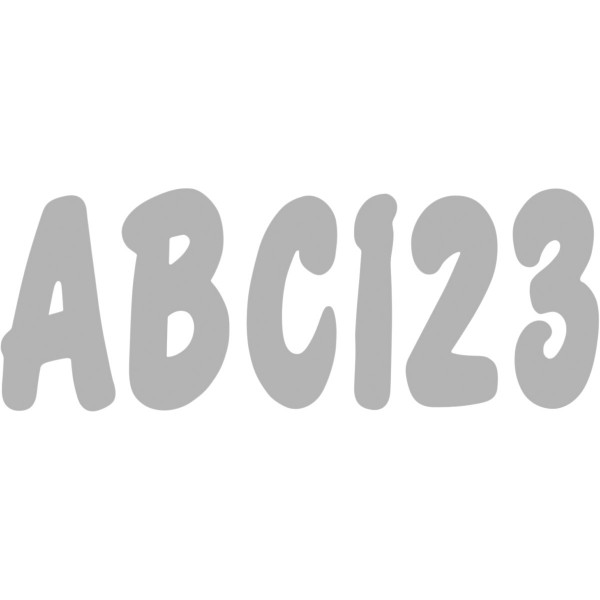 ID ステッカー キット 76mm シルバー