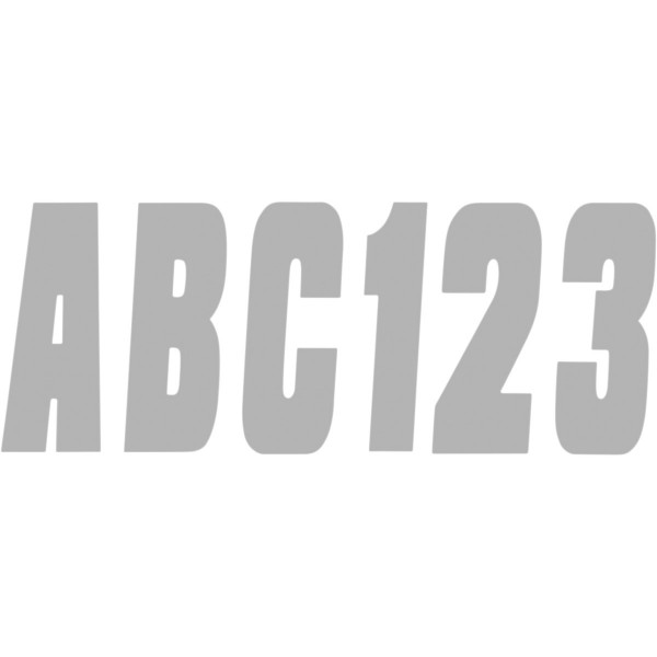 ID ステッカー キット 76mm シルバー