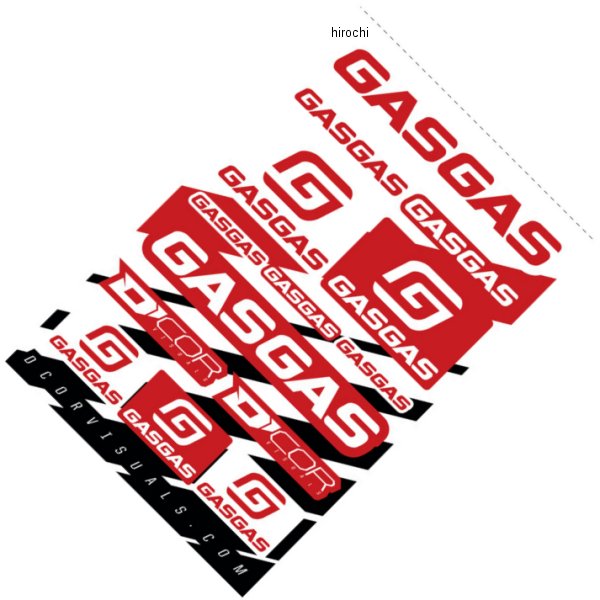 デカール GASGAS デカールシート
