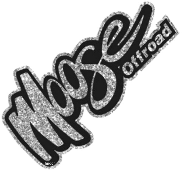 デカール レトロ Moose シルバー 10枚入り